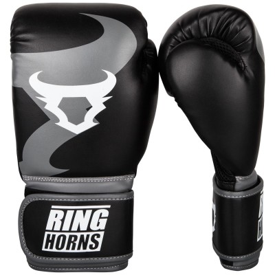 Оригинальные Боксерские Перчатки Ringhorns By Venum Boxing Gloves - Black/Grey