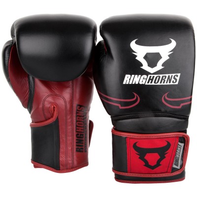 Оригинальные Боксерские Перчатки Ringhorns By Venum Destroyer Boxing Gloves - Black/Red