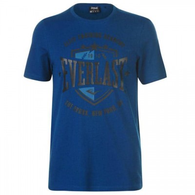 Оригинальная Футболка Everlast Shield T Shirt Mens - Blue