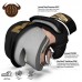 Оригинальные Перчатки RDX T2 Leather MMA Grappling Gloves - Black/Golden
