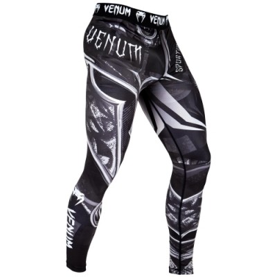 Оригинальные Компрессионные Штаны Venum Gladiator 3.0 Spats - Black/White