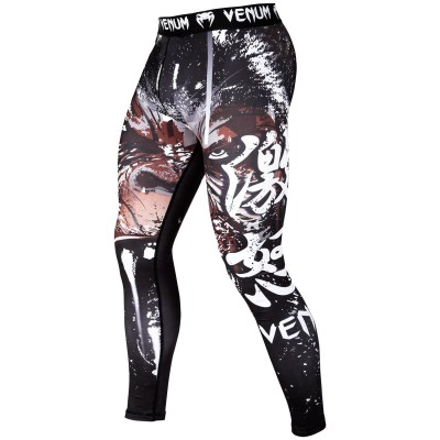 Оригинальные Компрессионные Штаны Venum Gorilla Spats - Black