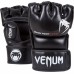 Оригинальные Перчатки Venum Impact MMA Gloves - Skintex Leather - Black