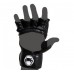 Оригинальные Перчатки Venum Impact MMA Gloves - Skintex Leather - Black
