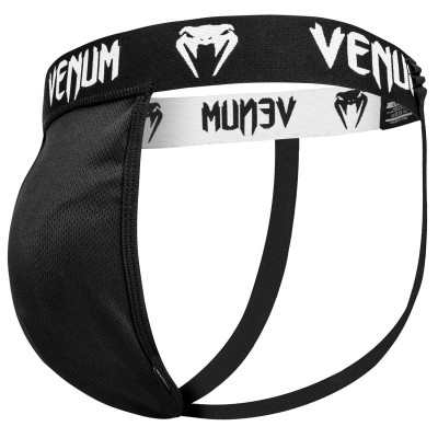 Оригинальная Защита Паха Venum Challenger Groinguard & Support - Black