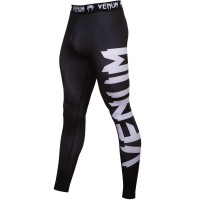 Оригинальные Компрессионные Штаны Venum Giant Compression Spats - Black