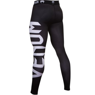 Оригинальные Компрессионные Штаны Venum Giant Compression Spats - Black