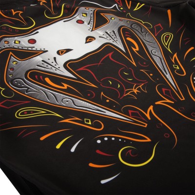 Оригинальный Рашгард Venum Santa Muerte 2.0 Rashguard LS- Black