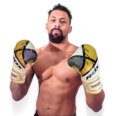 Оригинальные Боксерские Перчатки RDX F7 Ego Boxing Gloves - Golden