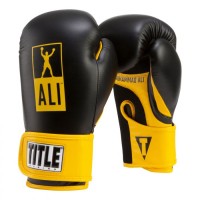 Оригинальные Детские Боксерские Перчатки Title Ali Youth Boxing Gloves - Black/Yelow