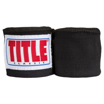 Оригинальные Бинты TITLE Classic Advanced 108" Hand Wraps (2.5М) - Black
