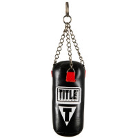 Оригинальный Брелок TITLE Mini Heavy Bag Keyring - Black/White