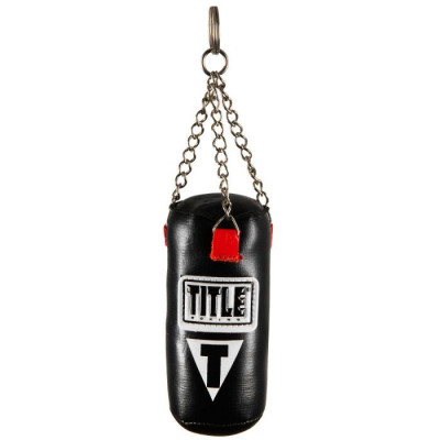 Оригинальный Брелок TITLE Mini Heavy Bag Keyring - Black/White