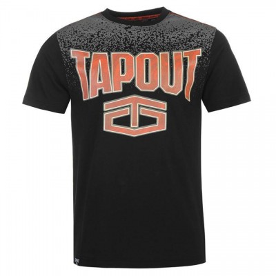 Оригинальная Футболка Tapout Gradient T Shirt Mens - Black