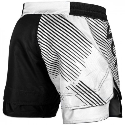 Оригинальные Шорты Venum NoGi 2.0 Fightshorts - Black/White