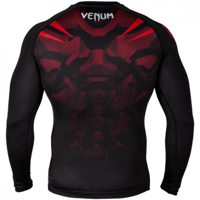 Оригинальный Рашгард Venum NoGi 2.0 Rashguard Long Sleeves - Black/Red