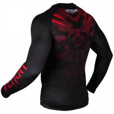 Оригинальный Рашгард Venum NoGi 2.0 Rashguard Long Sleeves - Black/Red