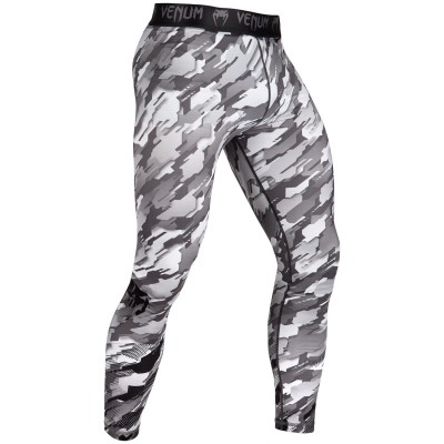 Оригинальные Компрессионные Штаны Venum Tecmo Spats - Grey/Black