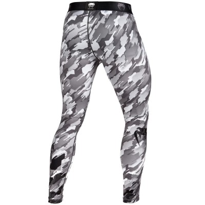 Оригинальные Компрессионные Штаны Venum Tecmo Spats - Grey/Black