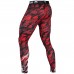 Оригинальные Компрессионные Штаны Venum Tecmo Spats - Red/White