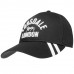 Оригинальная Бейсболка Lonsdale 2 Stripe Cap Mens - Black/White