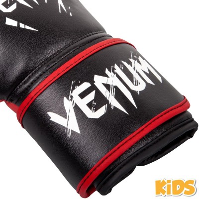 Оригинальные Детские Боксерские Перчатки Venum Contender - Black/Red