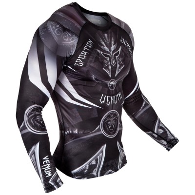 Оригинальный Рашгард Venum Gladiator LS 3.0 - Black/White
