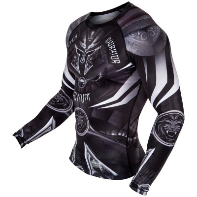 Оригинальный Рашгард Venum Gladiator LS 3.0 - Black/White