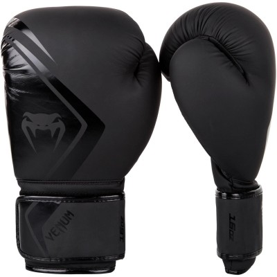 Оригинальные Боксерские Перчатки Venum Contender 2.0 Boxing Gloves - Black/Black