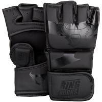 Оригинальные Перчатки Ringhorns By Venum Charger MMA Gloves - Black/Black 