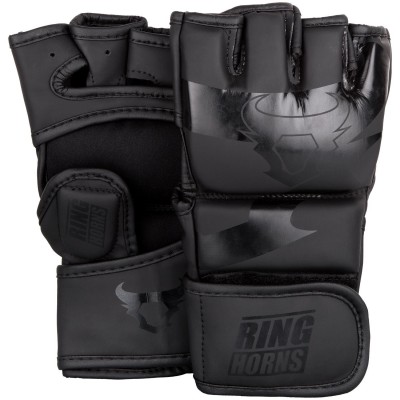 Оригинальные Перчатки Ringhorns By Venum Charger MMA Gloves - Black/Black 