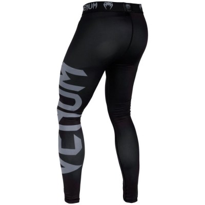 Оригинальные Компрессионные Штаны Venum Giant Compression Spats - Black/Grey