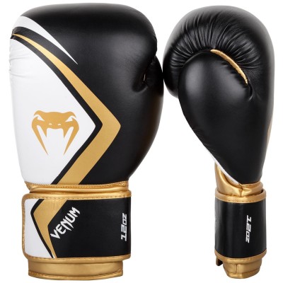 Оригинальные Боксерские Перчатки Venum Contender 2.0 Boxing Gloves - Black/Gold