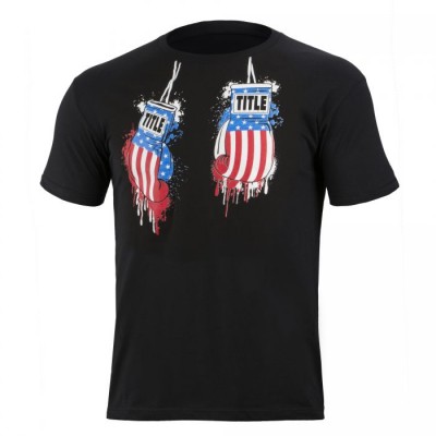 Оригинальная Футболка Title American Pride Gloves Tee - Black