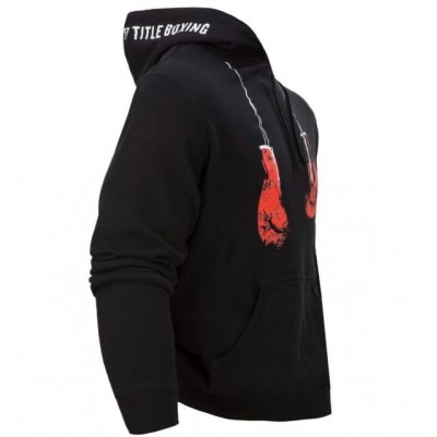 Оригинальная Толстовка TITLE Boxing Hard Fought Hoody - Black