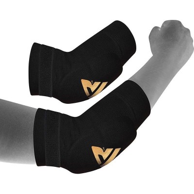 Оригинальные Налокотники RDX HY Hosiery Elbow Support Pads - Black/Gold