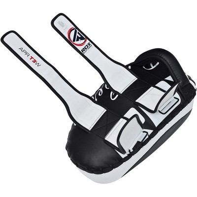 Оригинальный Тай-Пад RDX T3 Muay Thai Kick Pads - Black/White