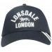 Оригинальная Бейсболка Lonsdale 2 Stripe Cap Mens - Navy