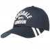 Оригинальная Бейсболка Lonsdale 2 Stripe Cap Mens - Navy